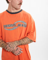 Vintage 90s Tommy Jeans Tee <br>L , The Real Deal , newtown, sydney, australia, thrift store, opshop, preloved, secondhand, sustainable, retro, antique, 70s, 80s, 90s, 2000s, 00s, fashion, clothing, streetwear, trendy, garment, style, boutique, store, shop, archive, sale, cheap, best, top