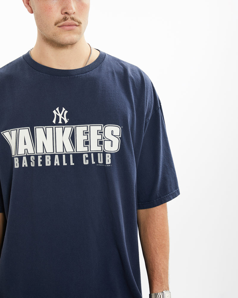 Vintage MLB New York Yankees Tee <br>XL , The Real Deal , newtown, sydney, australia, thrift store, opshop, preloved, secondhand, sustainable, retro, antique, 70s, 80s, 90s, 2000s, 00s, fashion, clothing, streetwear, trendy, garment, style, boutique, store, shop, archive, sale, cheap, best, top