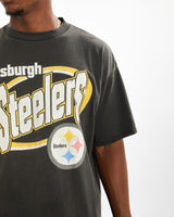 Vintage 90s NFL Pittsburgh Steelers Tee <br>XL , The Real Deal , newtown, sydney, australia, thrift store, opshop, preloved, secondhand, sustainable, retro, antique, 70s, 80s, 90s, 2000s, 00s, fashion, clothing, streetwear, trendy, garment, style, boutique, store, shop, archive, sale, cheap, best, top