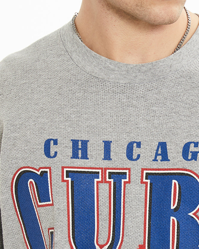 Vintage 1999 MLB Chicago Cubs Mesh Tee <br>XL , The Real Deal , newtown, sydney, australia, thrift store, opshop, preloved, secondhand, sustainable, retro, antique, 70s, 80s, 90s, 2000s, 00s, fashion, clothing, streetwear, trendy, garment, style, boutique, store, shop, archive, sale, cheap, best, top