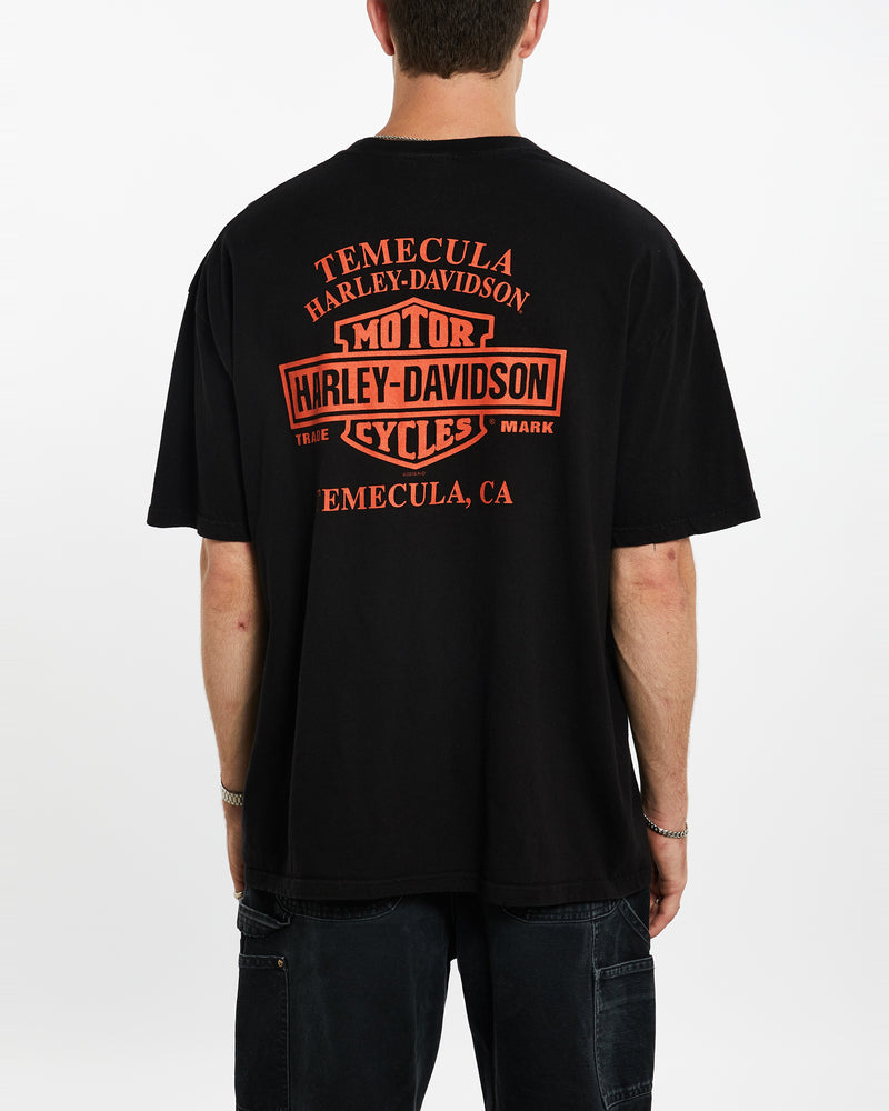 Vintage Harley Davidson Tee <br>XL , The Real Deal , newtown, sydney, australia, thrift store, opshop, preloved, secondhand, sustainable, retro, antique, 70s, 80s, 90s, 2000s, 00s, fashion, clothing, streetwear, trendy, garment, style, boutique, store, shop, archive, sale, cheap, best, top