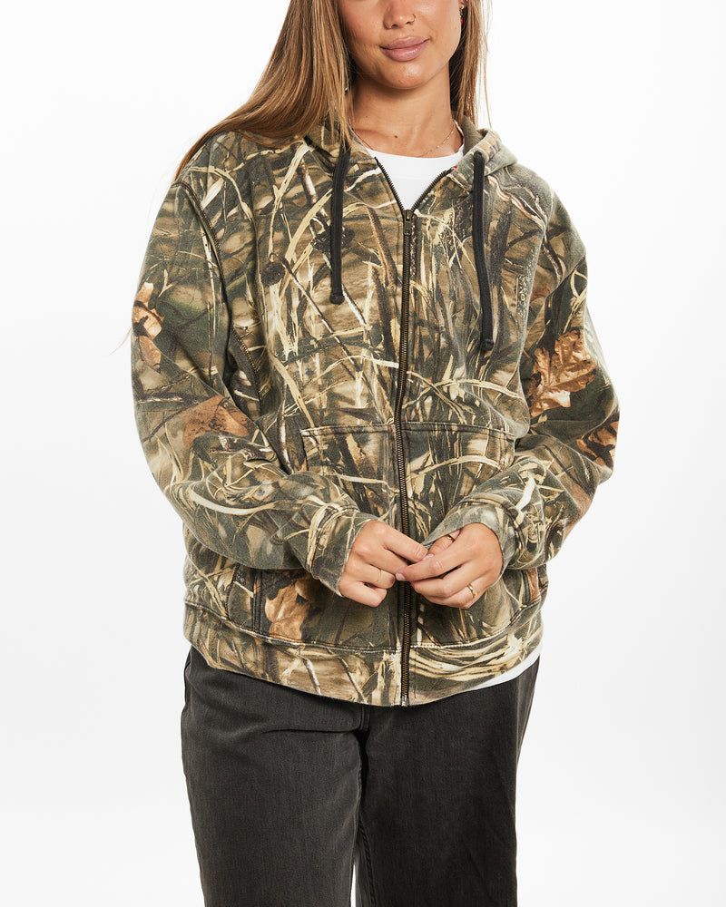 Vintage Realtree Camo Hooded Sweatshirt <br>L , The Real Deal , newtown, sydney, australia, thrift store, opshop, preloved, secondhand, sustainable, retro, antique, 70s, 80s, 90s, 2000s, 00s, fashion, clothing, streetwear, trendy, garment, style, boutique, store, shop, archive, sale, cheap, best, top