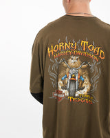 Vintage Harley Davidson Long Sleeve Tee <br>XL , The Real Deal , newtown, sydney, australia, thrift store, opshop, preloved, secondhand, sustainable, retro, antique, 70s, 80s, 90s, 2000s, 00s, fashion, clothing, streetwear, trendy, garment, style, boutique, store, shop, archive, sale, cheap, best, top