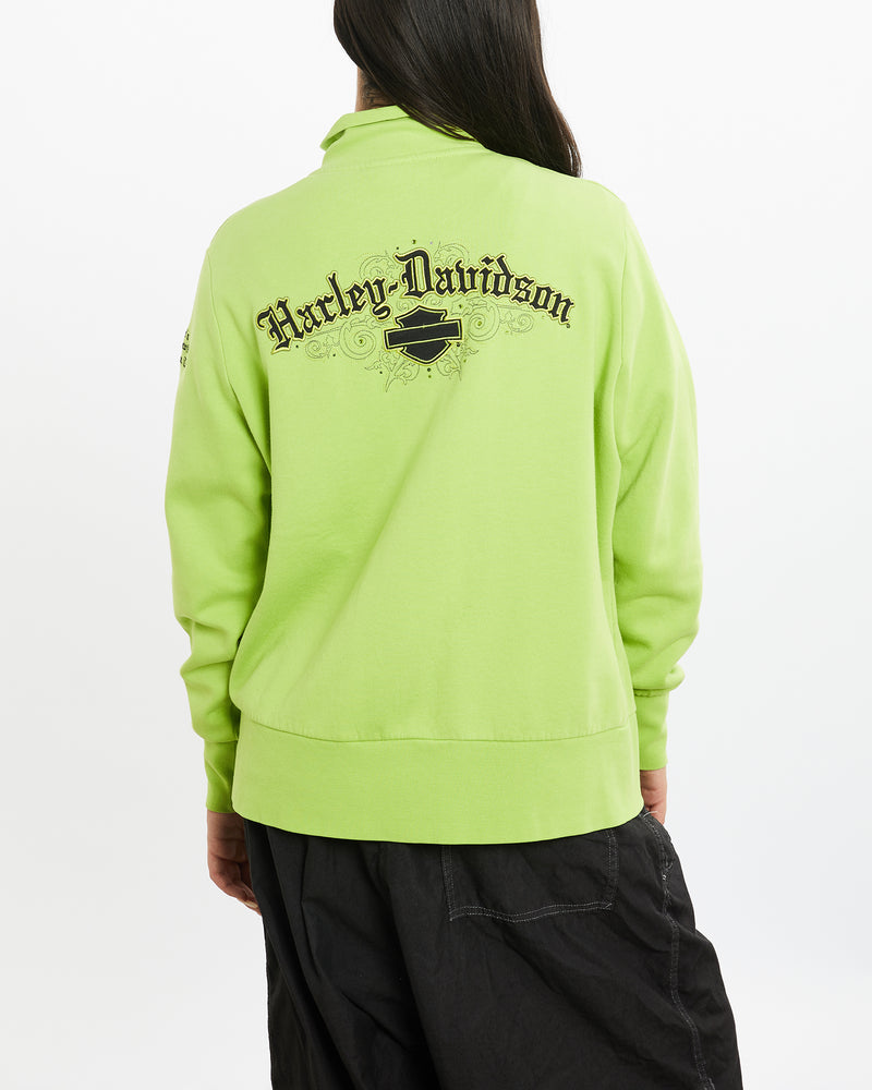 Vintage Harley Davidson Full Zip Sweatshirt <br>S , The Real Deal , newtown, sydney, australia, thrift store, opshop, preloved, secondhand, sustainable, retro, antique, 70s, 80s, 90s, 2000s, 00s, fashion, clothing, streetwear, trendy, garment, style, boutique, store, shop, archive, sale, cheap, best, top