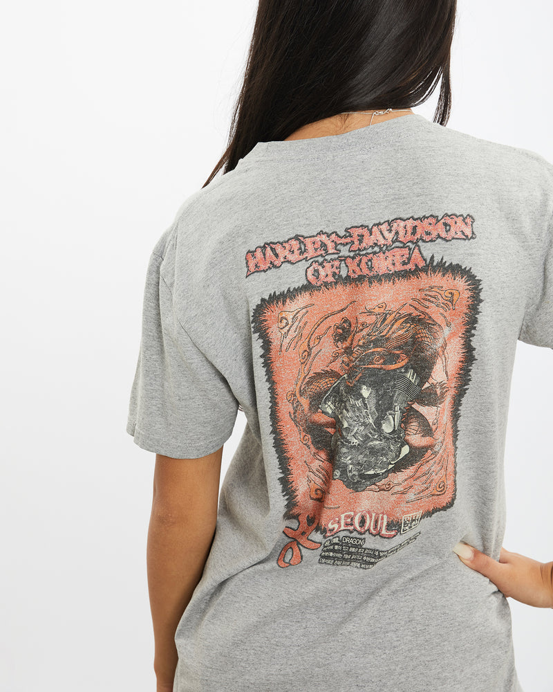 Vintage Harley Davidson Tee <br>S , The Real Deal , newtown, sydney, australia, thrift store, opshop, preloved, secondhand, sustainable, retro, antique, 70s, 80s, 90s, 2000s, 00s, fashion, clothing, streetwear, trendy, garment, style, boutique, store, shop, archive, sale, cheap, best, top