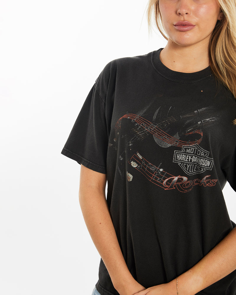 Vintage Harley Davidson Tee <br>M , The Real Deal , newtown, sydney, australia, thrift store, opshop, preloved, secondhand, sustainable, retro, antique, 70s, 80s, 90s, 2000s, 00s, fashion, clothing, streetwear, trendy, garment, style, boutique, store, shop, archive, sale, cheap, best, top