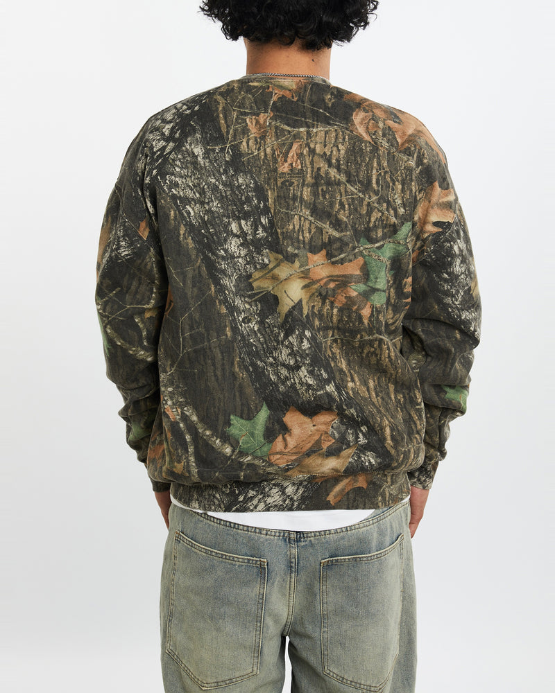 Vintage Realtree Camo Sweatshirt <br>L , The Real Deal , newtown, sydney, australia, thrift store, opshop, preloved, secondhand, sustainable, retro, antique, 70s, 80s, 90s, 2000s, 00s, fashion, clothing, streetwear, trendy, garment, style, boutique, store, shop, archive, sale, cheap, best, top