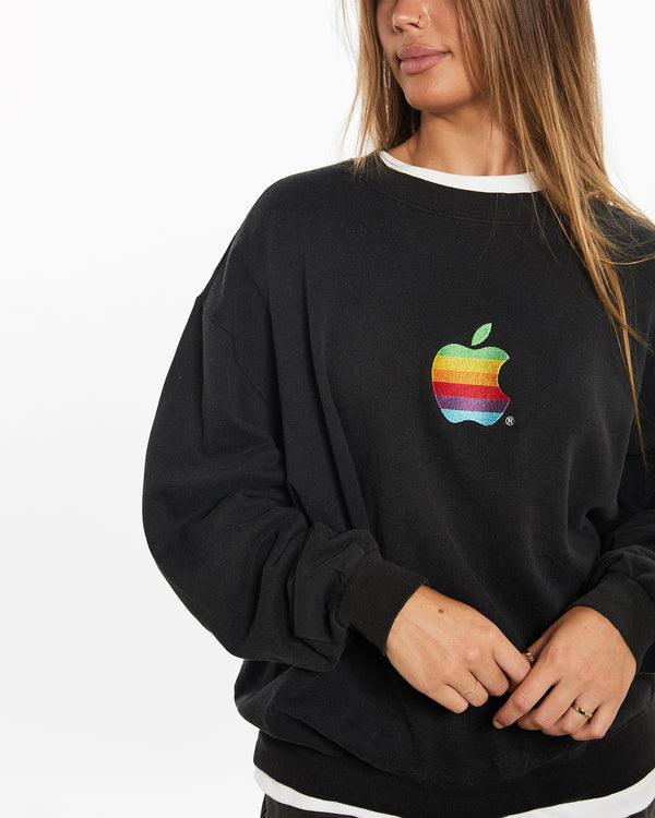 90s Apple Sweatshirt <br>M