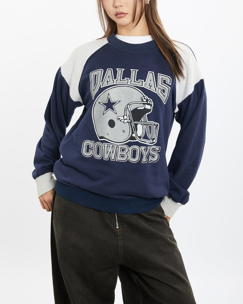 Vintage 80s NFL Dallas Cowboys Sweatshirt <br>S , The Real Deal , newtown, sydney, australia, thrift store, opshop, preloved, secondhand, sustainable, retro, antique, 70s, 80s, 90s, 2000s, 00s, fashion, clothing, streetwear, trendy, garment, style, boutique, store, shop, archive, sale, cheap, best, top