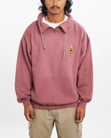Vintage Looney Tunes Marvin the Martian Quarter Zip Sweatshirt <br>L , The Real Deal , newtown, sydney, australia, thrift store, opshop, preloved, secondhand, sustainable, retro, antique, 70s, 80s, 90s, 2000s, 00s, fashion, clothing, streetwear, trendy, garment, style, boutique, store, shop, archive, sale, cheap, best, top