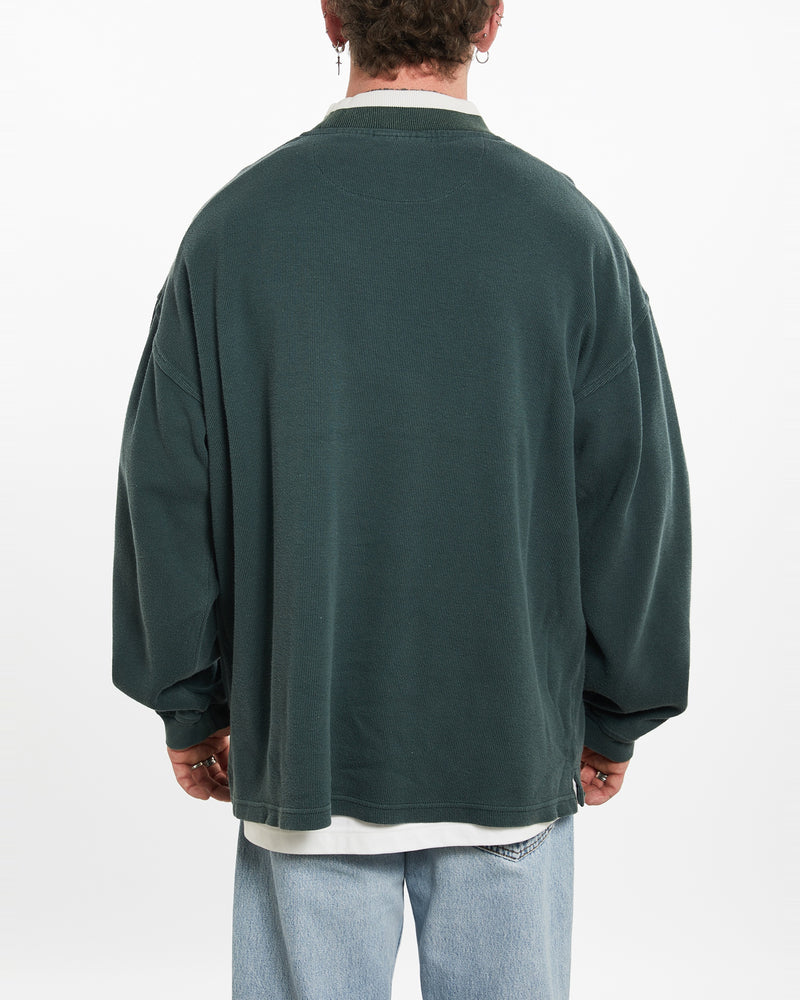 Vintage 90s Reebok Mock Neck Sweatshirt <br>L , The Real Deal , newtown, sydney, australia, thrift store, opshop, preloved, secondhand, sustainable, retro, antique, 70s, 80s, 90s, 2000s, 00s, fashion, clothing, streetwear, trendy, garment, style, boutique, store, shop, archive, sale, cheap, best, top