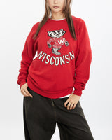 Vintage 1987 NCAA Wisconsin Badgers Sweatshirt <br>S , The Real Deal , newtown, sydney, australia, thrift store, opshop, preloved, secondhand, sustainable, retro, antique, 70s, 80s, 90s, 2000s, 00s, fashion, clothing, streetwear, trendy, garment, style, boutique, store, shop, archive, sale, cheap, best, top