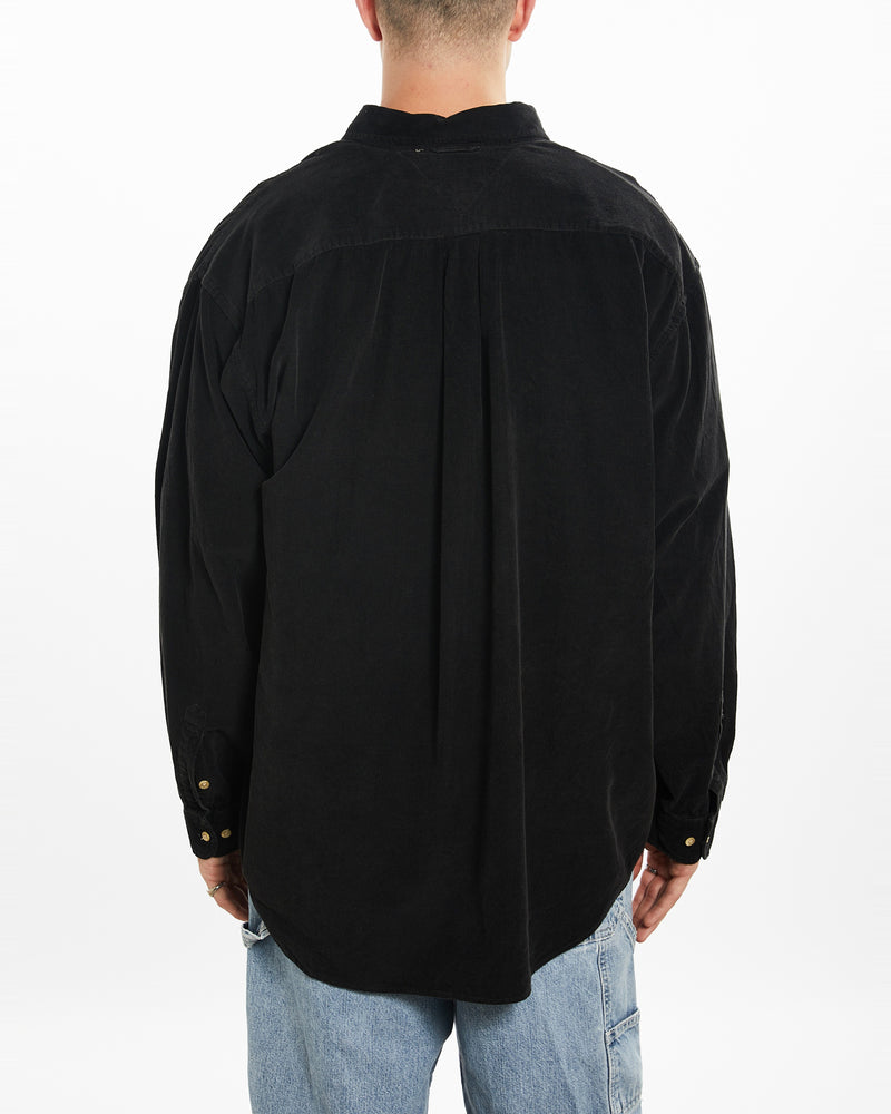 Vintage Tommy Hilfiger Corduroy Button Up Shirt <br>XL , The Real Deal , newtown, sydney, australia, thrift store, opshop, preloved, secondhand, sustainable, retro, antique, 70s, 80s, 90s, 2000s, 00s, fashion, clothing, streetwear, trendy, garment, style, boutique, store, shop, archive, sale, cheap, best, top