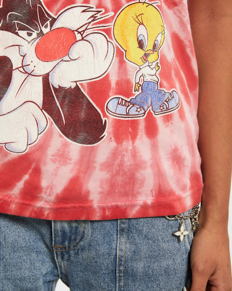 Vintage Looney Tunes Tie Dye Tee <br>XS , The Real Deal , newtown, sydney, australia, thrift store, opshop, preloved, secondhand, sustainable, retro, antique, 70s, 80s, 90s, 2000s, 00s, fashion, clothing, streetwear, trendy, garment, style, boutique, store, shop, archive, sale, cheap, best, top