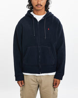 90s Polo Ralph Lauren Hooded Fleece Sweatshirt <br>M