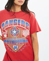 Vintage 1996 MLB Texas Rangers Tee <br>XXS , The Real Deal , newtown, sydney, australia, thrift store, opshop, preloved, secondhand, sustainable, retro, antique, 70s, 80s, 90s, 2000s, 00s, fashion, clothing, streetwear, trendy, garment, style, boutique, store, shop, archive, sale, cheap, best, top