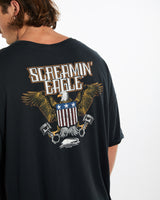 Harley Davidson Eagle Tee <br>XXL , The Real Deal , newtown, sydney, australia, thrift store, opshop, preloved, secondhand, sustainable, retro, antique, 70s, 80s, 90s, 2000s, 00s, fashion, clothing, streetwear, trendy, garment, style, boutique, store, shop, archive, sale, cheap, best, top