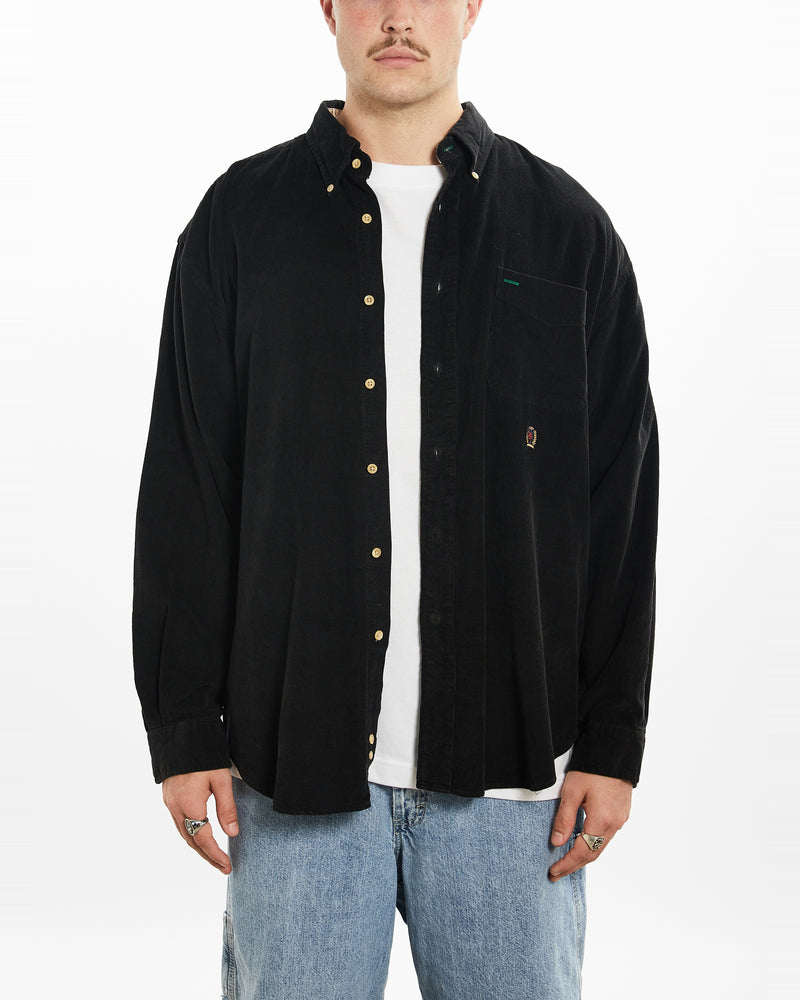 Vintage Tommy Hilfiger Corduroy Button Up Shirt <br>XL , The Real Deal , newtown, sydney, australia, thrift store, opshop, preloved, secondhand, sustainable, retro, antique, 70s, 80s, 90s, 2000s, 00s, fashion, clothing, streetwear, trendy, garment, style, boutique, store, shop, archive, sale, cheap, best, top