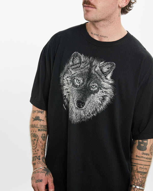 90s Wolf Wildlife Tee <br>XL