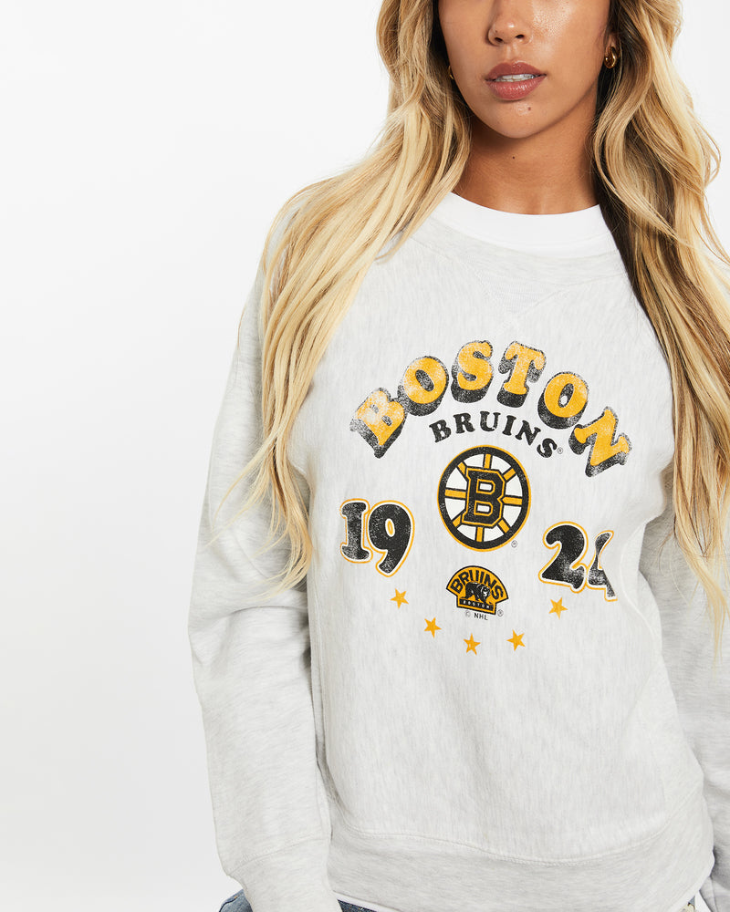 Vintage NHL Boston Bruins Sweatshirt <br>XS , The Real Deal , newtown, sydney, australia, thrift store, opshop, preloved, secondhand, sustainable, retro, antique, 70s, 80s, 90s, 2000s, 00s, fashion, clothing, streetwear, trendy, garment, style, boutique, store, shop, archive, sale, cheap, best, top
