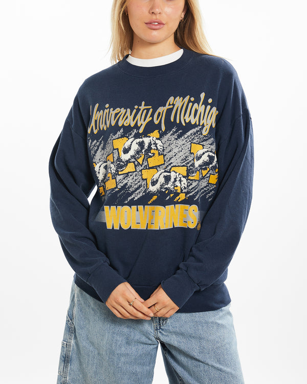 90s NCAA University of Michigan Wolverines Sweatshirt <br>M