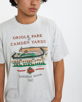 Vintage 1992 MLB Baltimore Orioles Tee <br>L , The Real Deal , newtown, sydney, australia, thrift store, opshop, preloved, secondhand, sustainable, retro, antique, 70s, 80s, 90s, 2000s, 00s, fashion, clothing, streetwear, trendy, garment, style, boutique, store, shop, archive, sale, cheap, best, top