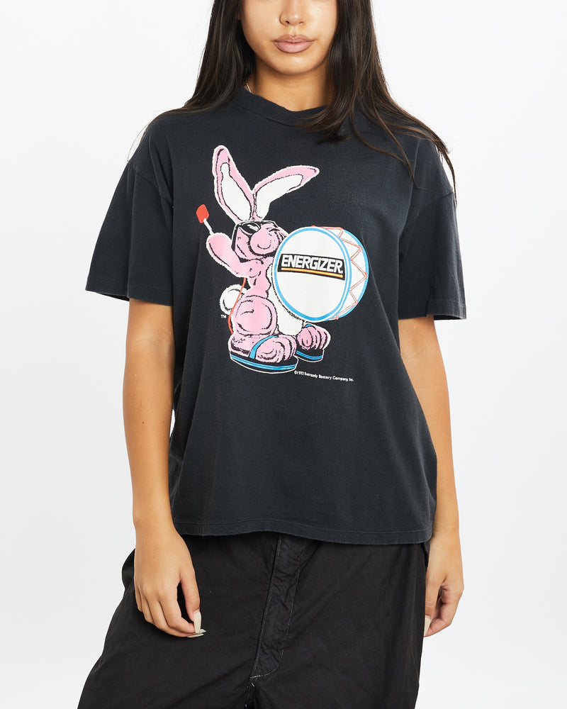 Vintage 1992 Energizer Bunny Tee <br>S , The Real Deal , newtown, sydney, australia, thrift store, opshop, preloved, secondhand, sustainable, retro, antique, 70s, 80s, 90s, 2000s, 00s, fashion, clothing, streetwear, trendy, garment, style, boutique, store, shop, archive, sale, cheap, best, top