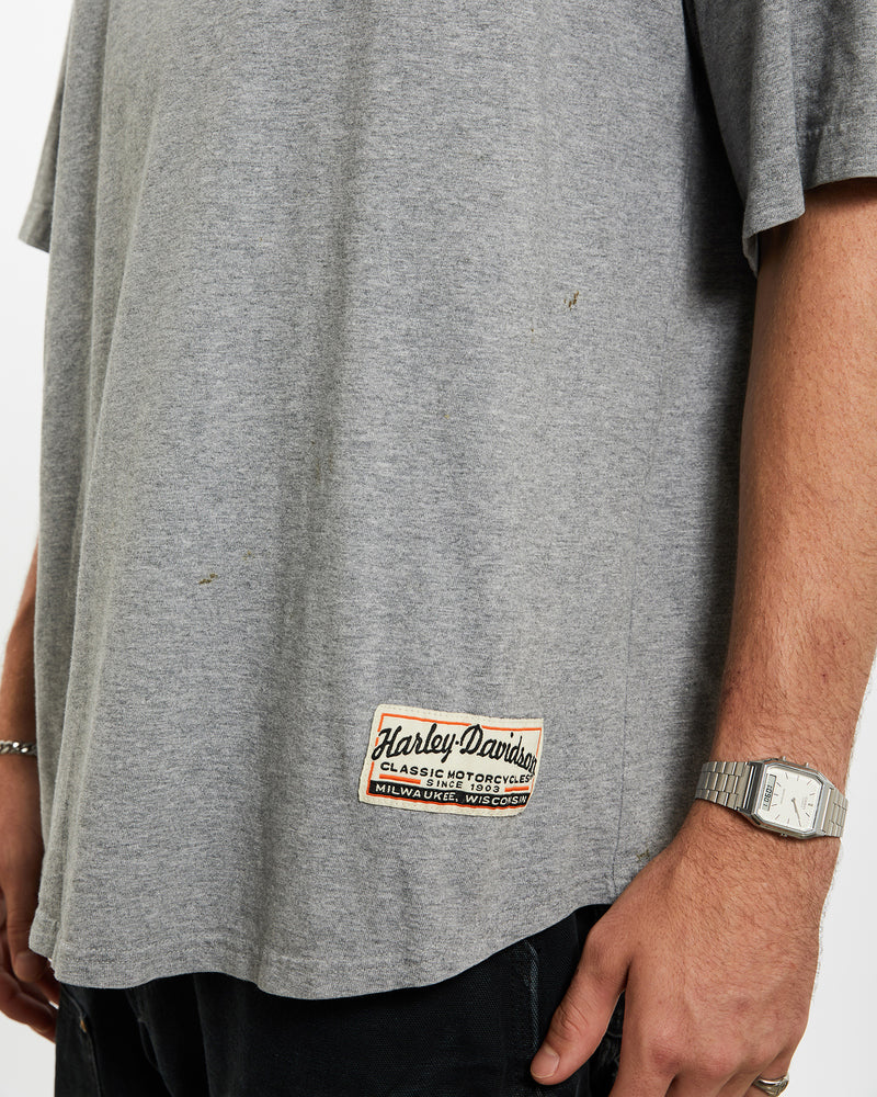 Vintage Harley Davidson Tee <br>XL , The Real Deal , newtown, sydney, australia, thrift store, opshop, preloved, secondhand, sustainable, retro, antique, 70s, 80s, 90s, 2000s, 00s, fashion, clothing, streetwear, trendy, garment, style, boutique, store, shop, archive, sale, cheap, best, top