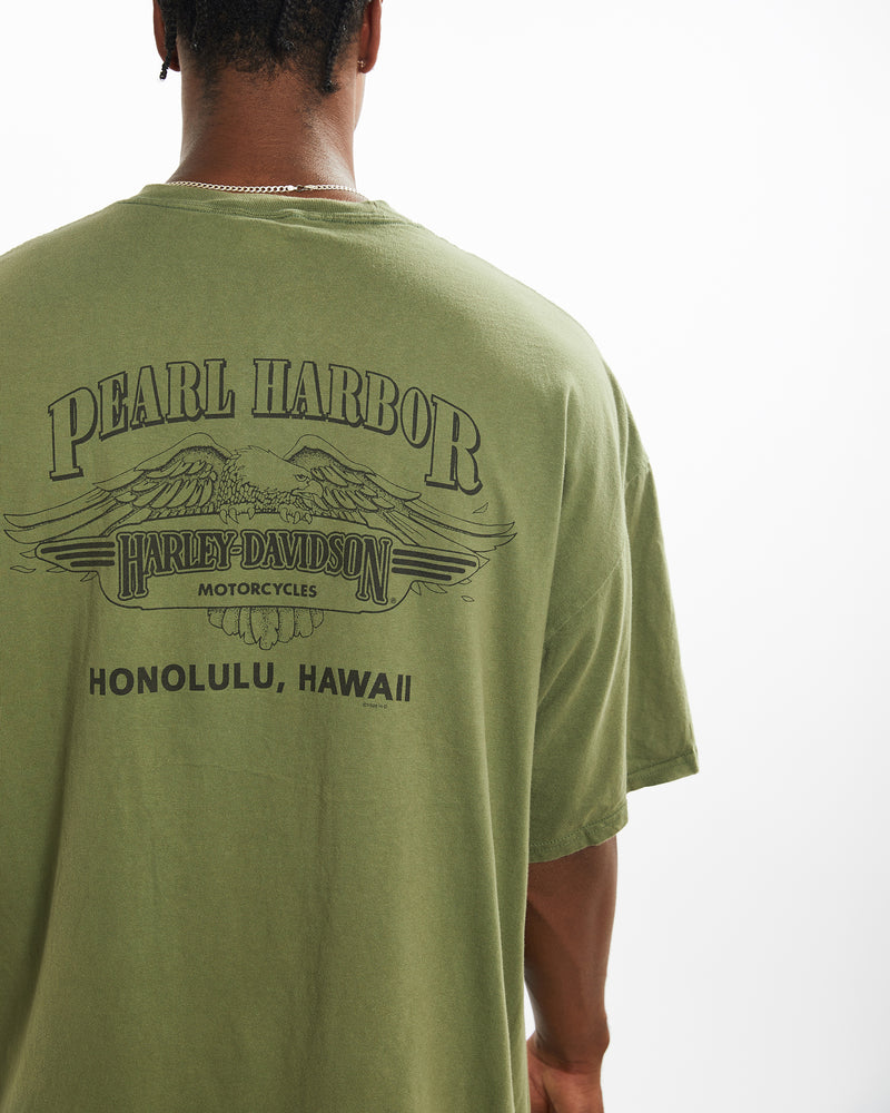 Vintage 1998 Harley Davidson Tee <br>XXL , The Real Deal , newtown, sydney, australia, thrift store, opshop, preloved, secondhand, sustainable, retro, antique, 70s, 80s, 90s, 2000s, 00s, fashion, clothing, streetwear, trendy, garment, style, boutique, store, shop, archive, sale, cheap, best, top