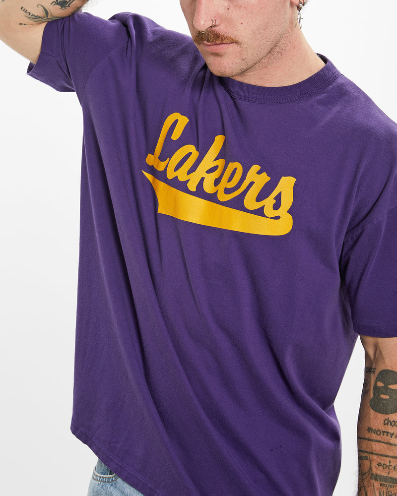Vintage 90s NBA Los Angeles Lakers Tee <br>L , The Real Deal , newtown, sydney, australia, thrift store, opshop, preloved, secondhand, sustainable, retro, antique, 70s, 80s, 90s, 2000s, 00s, fashion, clothing, streetwear, trendy, garment, style, boutique, store, shop, archive, sale, cheap, best, top