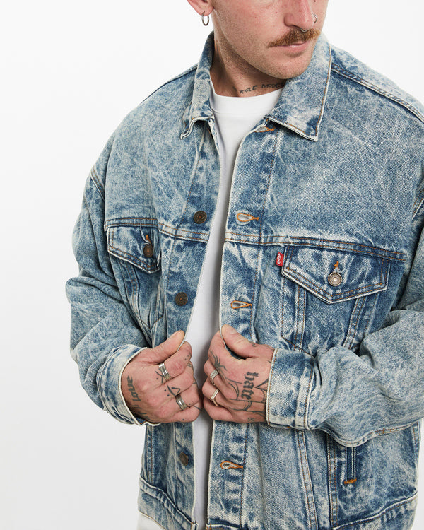 Vintage Levis Denim Jacket <br>L , The Real Deal , newtown, sydney, australia, thrift store, opshop, preloved, secondhand, sustainable, retro, antique, 70s, 80s, 90s, 2000s, 00s, fashion, clothing, streetwear, trendy, garment, style, boutique, store, shop, archive, sale, cheap, best, top