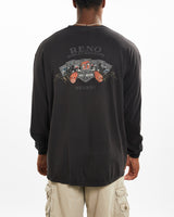 Vintage Harley Davidson Long Sleeve Tee <br>XL , The Real Deal , newtown, sydney, australia, thrift store, opshop, preloved, secondhand, sustainable, retro, antique, 70s, 80s, 90s, 2000s, 00s, fashion, clothing, streetwear, trendy, garment, style, boutique, store, shop, archive, sale, cheap, best, top