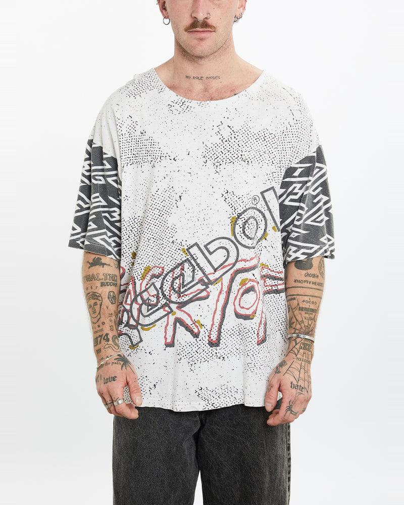 Vintage 90s Reebok Tee <br>L , The Real Deal , newtown, sydney, australia, thrift store, opshop, preloved, secondhand, sustainable, retro, antique, 70s, 80s, 90s, 2000s, 00s, fashion, clothing, streetwear, trendy, garment, style, boutique, store, shop, archive, sale, cheap, best, top