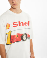 Vintage 90s Ferrari x Shell F1 Racing Tee <br>L , The Real Deal , newtown, sydney, australia, thrift store, opshop, preloved, secondhand, sustainable, retro, antique, 70s, 80s, 90s, 2000s, 00s, fashion, clothing, streetwear, trendy, garment, style, boutique, store, shop, archive, sale, cheap, best, top