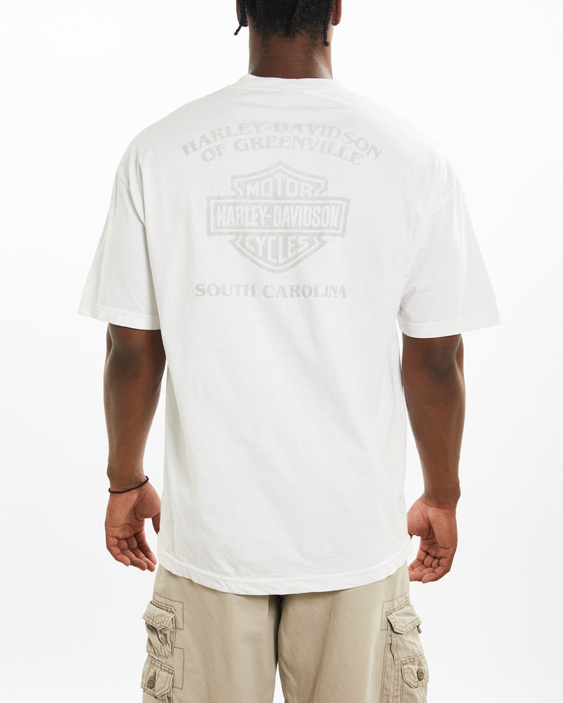 Vintage Harley Davidson Tee <br>XL , The Real Deal , newtown, sydney, australia, thrift store, opshop, preloved, secondhand, sustainable, retro, antique, 70s, 80s, 90s, 2000s, 00s, fashion, clothing, streetwear, trendy, garment, style, boutique, store, shop, archive, sale, cheap, best, top