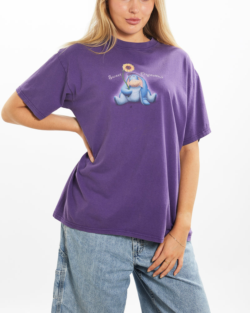 Vintage Disney Winnie The Pooh Eeyore Tee <br>M , The Real Deal , newtown, sydney, australia, thrift store, opshop, preloved, secondhand, sustainable, retro, antique, 70s, 80s, 90s, 2000s, 00s, fashion, clothing, streetwear, trendy, garment, style, boutique, store, shop, archive, sale, cheap, best, top