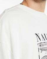 Vintage 90s Nautica Sweatshirt <br>XL , The Real Deal , newtown, sydney, australia, thrift store, opshop, preloved, secondhand, sustainable, retro, antique, 70s, 80s, 90s, 2000s, 00s, fashion, clothing, streetwear, trendy, garment, style, boutique, store, shop, archive, sale, cheap, best, top