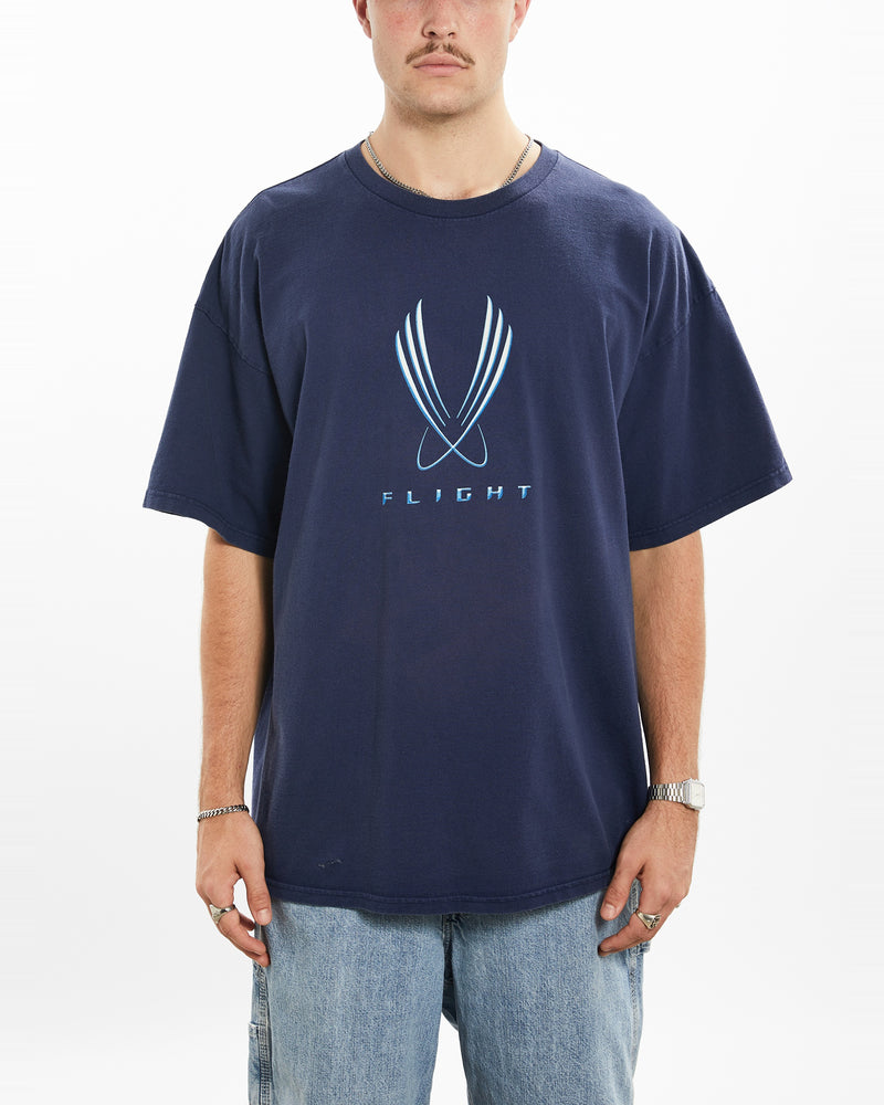 Vintage 90s Nike Air 'Flight' Tee <br>XL , The Real Deal , newtown, sydney, australia, thrift store, opshop, preloved, secondhand, sustainable, retro, antique, 70s, 80s, 90s, 2000s, 00s, fashion, clothing, streetwear, trendy, garment, style, boutique, store, shop, archive, sale, cheap, best, top