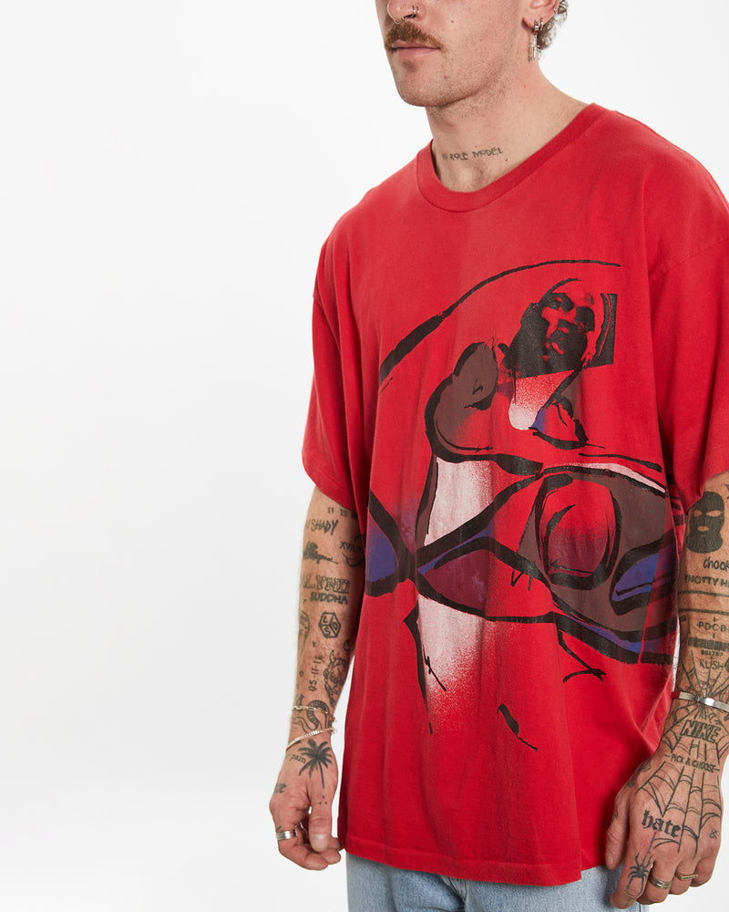 Vintage 90s Nike Air Jordan Tee <br>L , The Real Deal , newtown, sydney, australia, thrift store, opshop, preloved, secondhand, sustainable, retro, antique, 70s, 80s, 90s, 2000s, 00s, fashion, clothing, streetwear, trendy, garment, style, boutique, store, shop, archive, sale, cheap, best, top