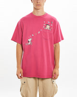 Vintage 90s Snoopy Tee <br>L , The Real Deal , newtown, sydney, australia, thrift store, opshop, preloved, secondhand, sustainable, retro, antique, 70s, 80s, 90s, 2000s, 00s, fashion, clothing, streetwear, trendy, garment, style, boutique, store, shop, archive, sale, cheap, best, top