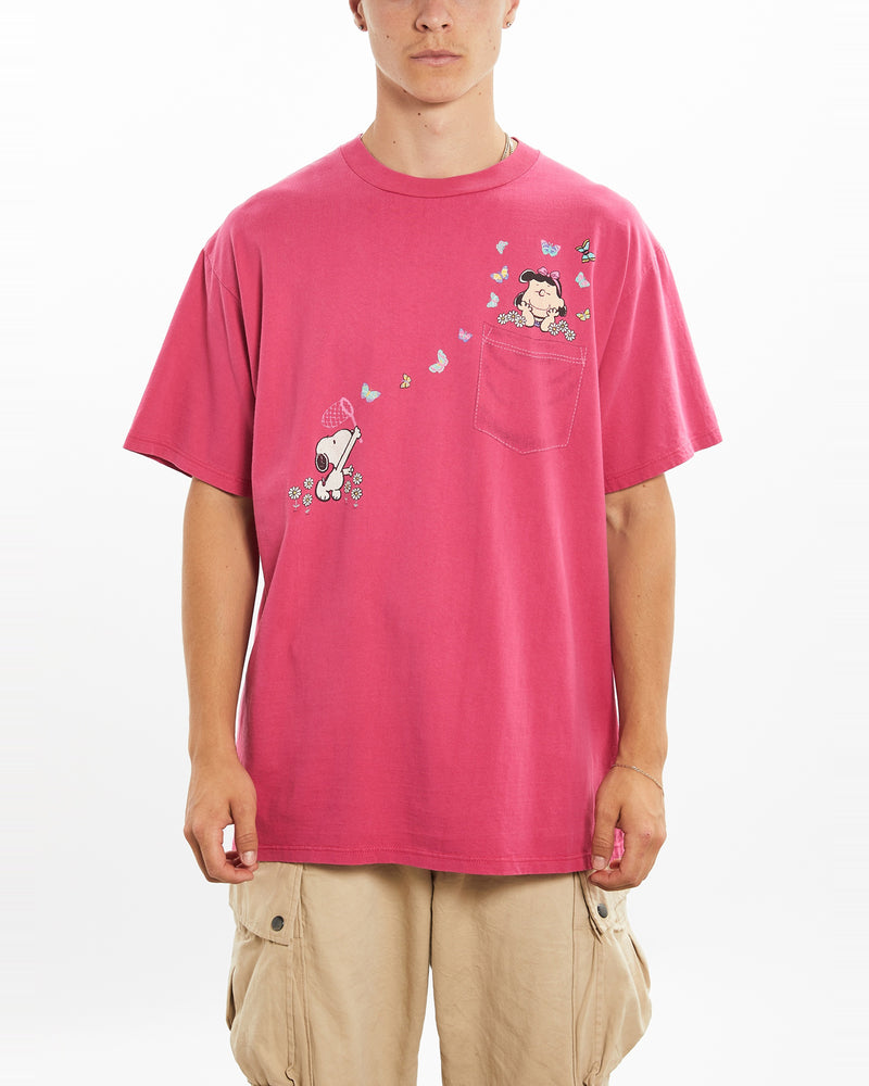 Vintage 90s Snoopy Tee <br>L , The Real Deal , newtown, sydney, australia, thrift store, opshop, preloved, secondhand, sustainable, retro, antique, 70s, 80s, 90s, 2000s, 00s, fashion, clothing, streetwear, trendy, garment, style, boutique, store, shop, archive, sale, cheap, best, top