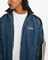 Vintage 90s Adidas Windbreaker Jacket <br>L , The Real Deal , newtown, sydney, australia, thrift store, opshop, preloved, secondhand, sustainable, retro, antique, 70s, 80s, 90s, 2000s, 00s, fashion, clothing, streetwear, trendy, garment, style, boutique, store, shop, archive, sale, cheap, best, top