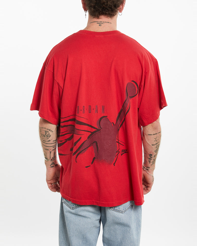 Vintage 90s Nike Air Jordan Tee <br>L , The Real Deal , newtown, sydney, australia, thrift store, opshop, preloved, secondhand, sustainable, retro, antique, 70s, 80s, 90s, 2000s, 00s, fashion, clothing, streetwear, trendy, garment, style, boutique, store, shop, archive, sale, cheap, best, top