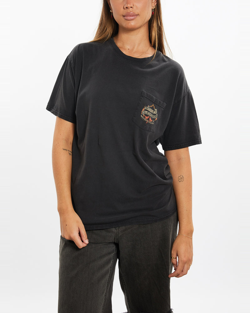 Vintage Harley Davidson Tee <br>M , The Real Deal , newtown, sydney, australia, thrift store, opshop, preloved, secondhand, sustainable, retro, antique, 70s, 80s, 90s, 2000s, 00s, fashion, clothing, streetwear, trendy, garment, style, boutique, store, shop, archive, sale, cheap, best, top