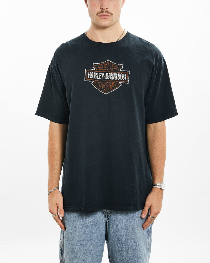 Vintage Harley Davidson Tee <br>XL , The Real Deal , newtown, sydney, australia, thrift store, opshop, preloved, secondhand, sustainable, retro, antique, 70s, 80s, 90s, 2000s, 00s, fashion, clothing, streetwear, trendy, garment, style, boutique, store, shop, archive, sale, cheap, best, top