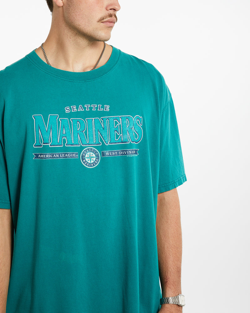 Vintage MLB Seattle Mariners Tee <br>XL , The Real Deal , newtown, sydney, australia, thrift store, opshop, preloved, secondhand, sustainable, retro, antique, 70s, 80s, 90s, 2000s, 00s, fashion, clothing, streetwear, trendy, garment, style, boutique, store, shop, archive, sale, cheap, best, top
