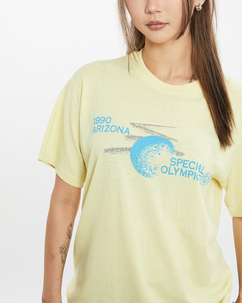Vintage 1990 Arizona Special Olympics Tee <br>S , The Real Deal , newtown, sydney, australia, thrift store, opshop, preloved, secondhand, sustainable, retro, antique, 70s, 80s, 90s, 2000s, 00s, fashion, clothing, streetwear, trendy, garment, style, boutique, store, shop, archive, sale, cheap, best, top