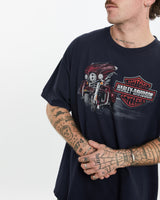 Harley Davidson Tee <br>L , The Real Deal , newtown, sydney, australia, thrift store, opshop, preloved, secondhand, sustainable, retro, antique, 70s, 80s, 90s, 2000s, 00s, fashion, clothing, streetwear, trendy, garment, style, boutique, store, shop, archive, sale, cheap, best, top
