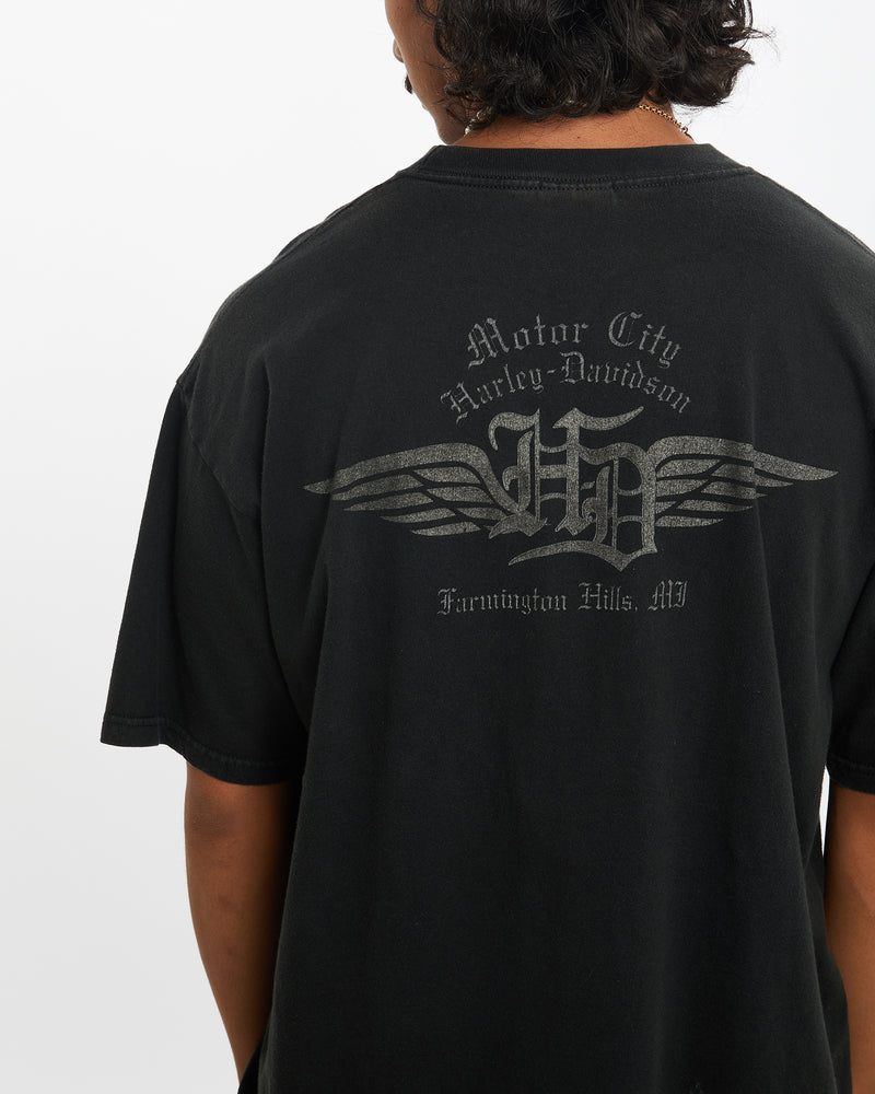 Vintage Harley Davidson Tee <br>L , The Real Deal , newtown, sydney, australia, thrift store, opshop, preloved, secondhand, sustainable, retro, antique, 70s, 80s, 90s, 2000s, 00s, fashion, clothing, streetwear, trendy, garment, style, boutique, store, shop, archive, sale, cheap, best, top