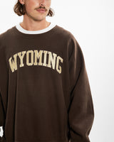 Vintage Wyoming Sweatshirt <br>XXL , The Real Deal , newtown, sydney, australia, thrift store, opshop, preloved, secondhand, sustainable, retro, antique, 70s, 80s, 90s, 2000s, 00s, fashion, clothing, streetwear, trendy, garment, style, boutique, store, shop, archive, sale, cheap, best, top
